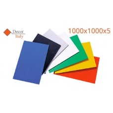 3 Fogli Lastra PVC 1000x1000x5mm